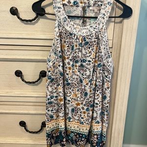 NWT Skies are Blue Rayleen Embroidered Detail Knit Top